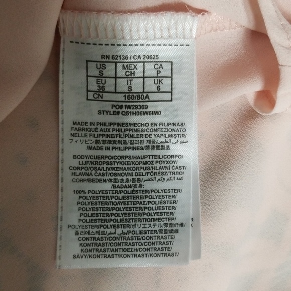 Guess sheer pink lace top shirt blouse - Picture 8 of 8